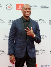 DUBAI, UNITED ARAB EMIRATES - DECEMBER 07: Tyrese Gibson attends the Opening Night Gala during day one of the 13th annual Dubai International Film Festival held at the Madinat Jumeriah Complex on December 7, 2016 in Dubai, United Arab Emirates. (Photo by Neilson Barnard/Getty Images for DIFF) *** Local Caption *** Tyrese Gibson